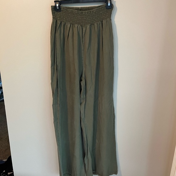 Francesca’s Wide Leg Linen Pants - Picture 1 of 5